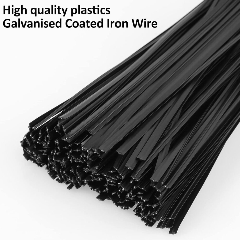 300 Pcs Plastic 5" Twist Ties for Bags, Wire Ties Reusable Twist Bread Ties for - Picture 4 of 7